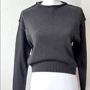 RVCA barely mock neck knit sweater
